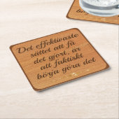 Underlägg — Uträtta Kartonnen Onderzetters (Schuin)