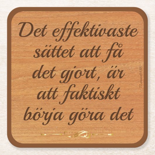 Underlägg — Uträtta Kartonnen Onderzetters (Voorkant)