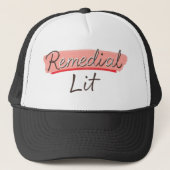 Underscored Remedial Lit Baseball Hat Trucker Pet (Voorkant)