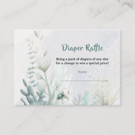 Undersea Enclosure Card Informatiekaartje (Voorkant)