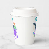 Undersea Friends Papieren Bekers (Rechts)