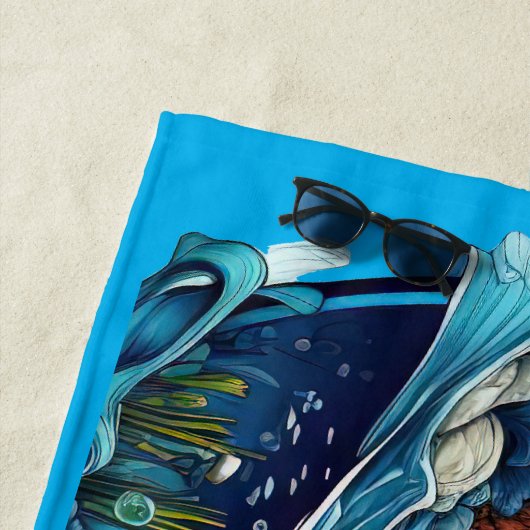 Undersea Wonderland Series Strandlaken (In situ)