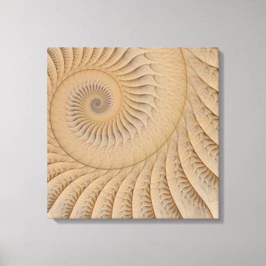 Understroom Tane Abstract Spiraal Canvas Afdruk (Voorkant)