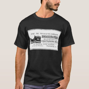 undertaker Illustratie Mannen T-shirt zwart