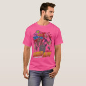 Undertaker Mankind levend begraven wedstrijd T-shirt (Voorkant volledig)