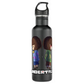 Undertale - chara and frisk  waterfles  (Voorkant)