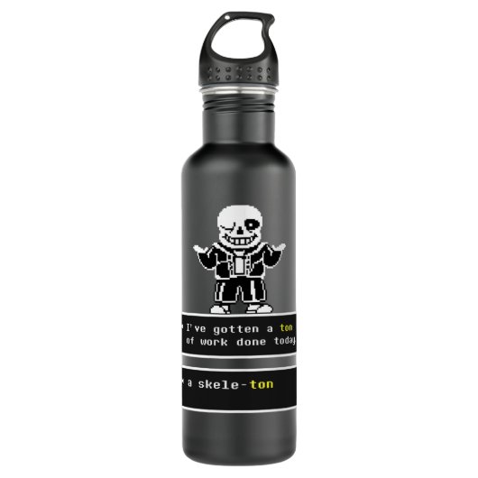 Undertale Sans  Waterfles (Voorkant)