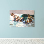 Undertow | Winslow Homer | Canvas Afdruk (Insitu (Houten vloer))