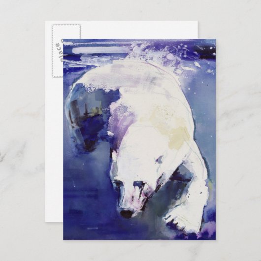 Underwater Bear Briefkaart (Voorkant / Achterkant)