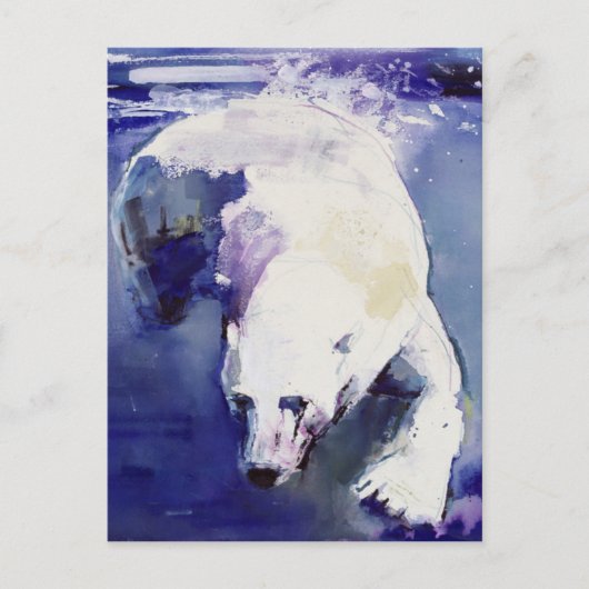 Underwater Bear Briefkaart (Voorkant)