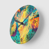 Underwater Beauty - Seashells Ronde Klok (Hoek)