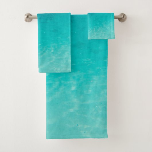 Underwater Caribbean Bubbles Dream 5 Bad Handdoek (Insitu)