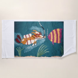 Underwater Corgi at the Beach Strandlaken