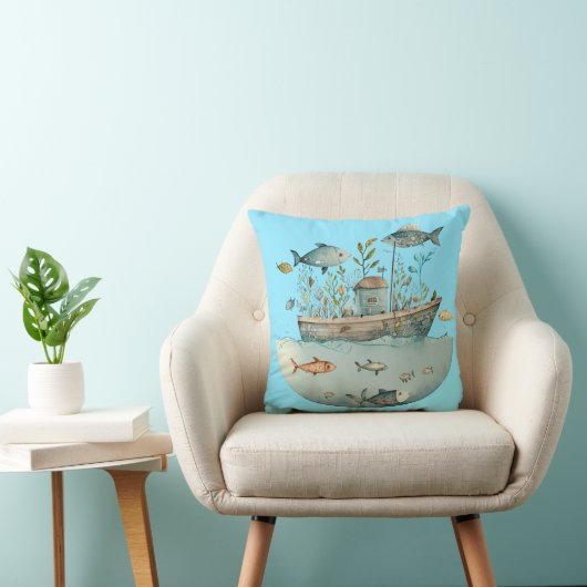 "Underwater Dreams" Customizable Kussen (Stoel)