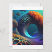 Underwater Fractal Landscape Kaart (Voorkant)