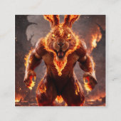 Underwater Harmony: Zee Turtle Family Adventures Vierkante Visitekaartje (Achterkant)