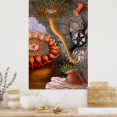 Underwater Life Four Of Ten Poster (Keuken)