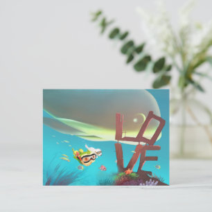 Underwater Love Aankondigingskaart