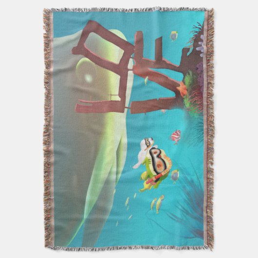 Underwater Love Deken (Voorkant Verticaal)