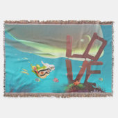 Underwater Love Deken (Voorkant)