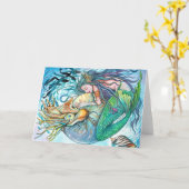 Underwater Love Kaart (Gele Bloem)