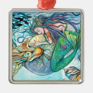 Underwater Love Metalen Ornament