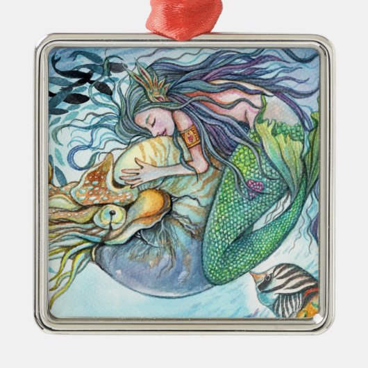 Underwater Love Metalen Ornament (Voorkant)