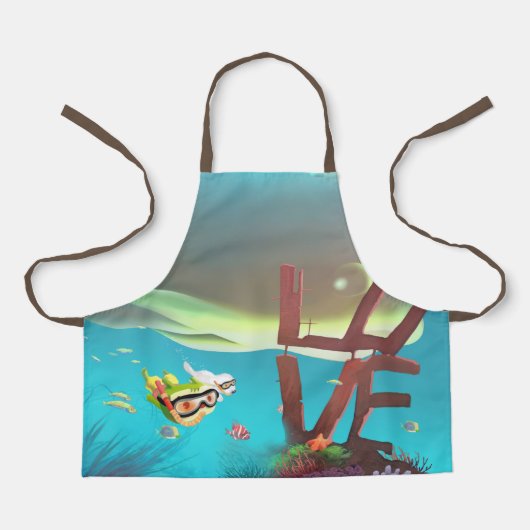 Underwater Love Schort (Voorkant)