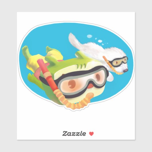 Underwater Love Sticker (Vel)