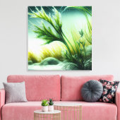 Underwater Majesty Canvas Afdruk (Insitu (Woonkamer))