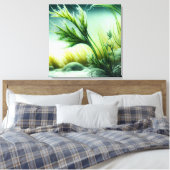 Underwater Majesty Canvas Afdruk (Insitu (Slaapkamer))