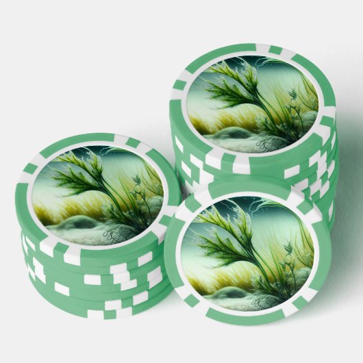 Underwater Majesty Poker Chips (Opstapeling)