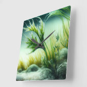 Underwater Majesty Vierkante Klok (Hoek)