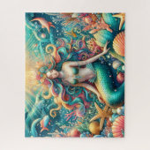 Underwater Mermaid Legpuzzel (Verticaal)