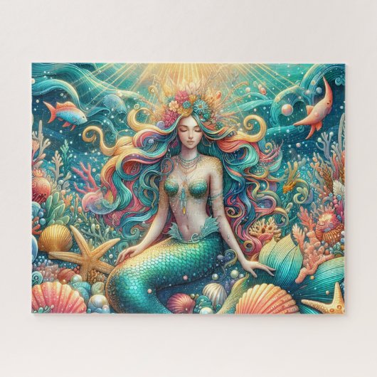 Underwater Mermaid Legpuzzel (Horizontaal)
