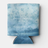 Underwater Ocean Bubbles Monogram Vrijgezellenweek Blikjeskoeler (Voorkant)