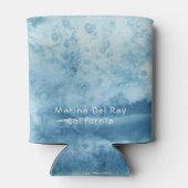 Underwater Ocean Bubbles Monogram Vrijgezellenweek Blikjeskoeler (Achterkant)