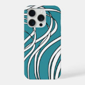 Underwater seaweed in blue iPhone hoesje (Achterkant)