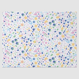 Underwater space. tissuepapier