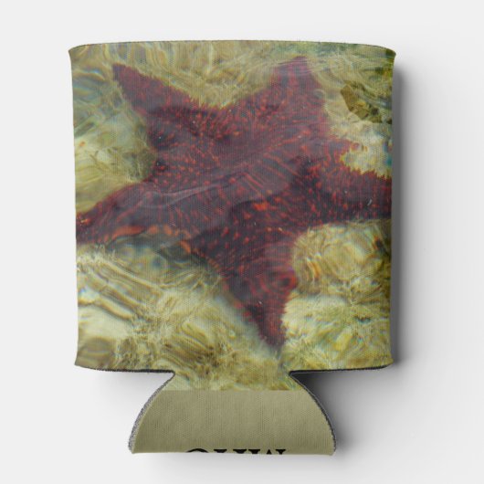 Underwater Starfish in the Bahamas Blikjeskoeler (Achterkant)