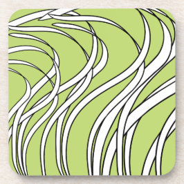 Underwater  Wave lime green Bier Onderzetter