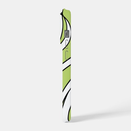 Underwater Wave lime green iPhone Hoesje (Linkerkant)