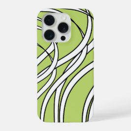 Underwater  Wave lime green iPhone 15 Pro Case