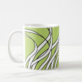 Underwater  Wave lime green Koffiemok (Links)