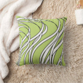 Underwater  Wave lime green Kussen (Deken)