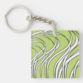 Underwater  Wave lime green Sleutelhanger