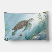Underwater world with turtle etui (Achterkant)