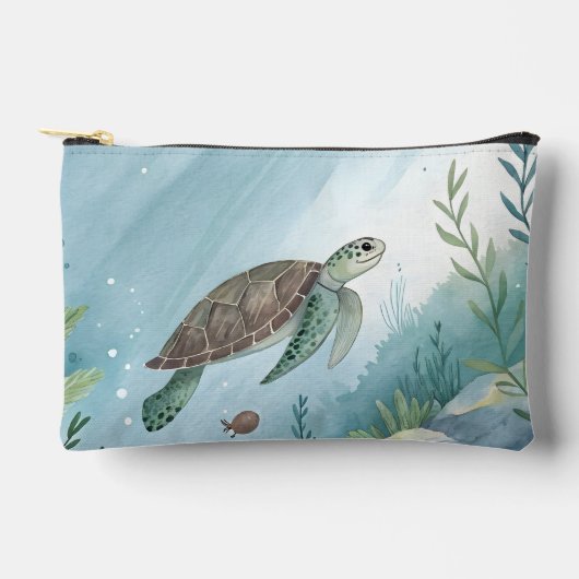 Underwater world with turtle etui (Voorkant)