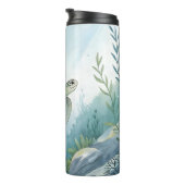 Underwater world with turtle thermosbeker (Geroteerd rechts)