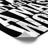 Underwear Can't Stop A Fart And You Think A Mask W Poster (Hoek)